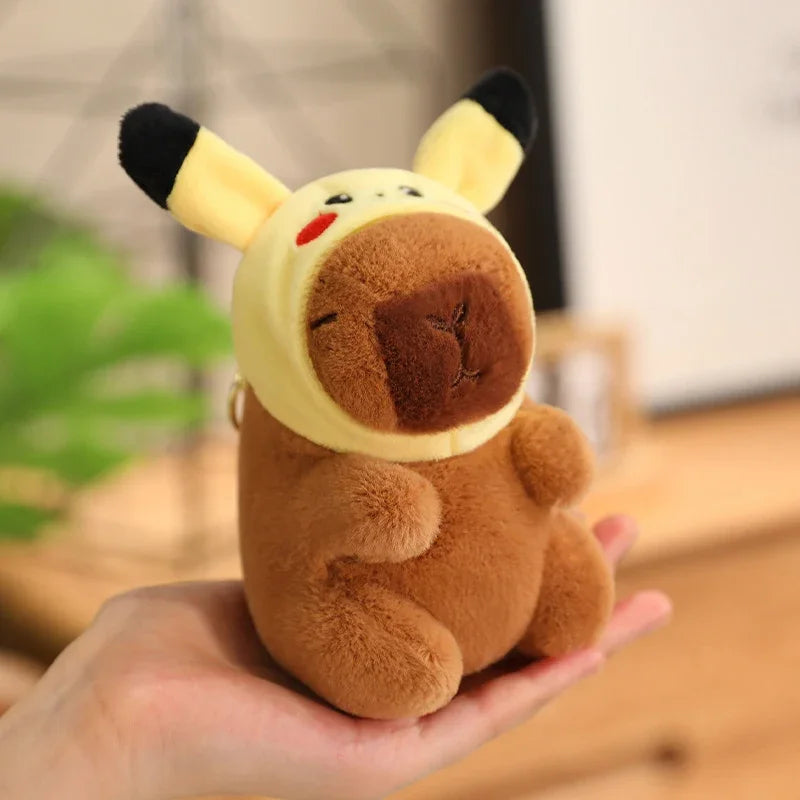 Capy-kachu — Porte-clés Peluche Capybara Pikachu | Capyflush