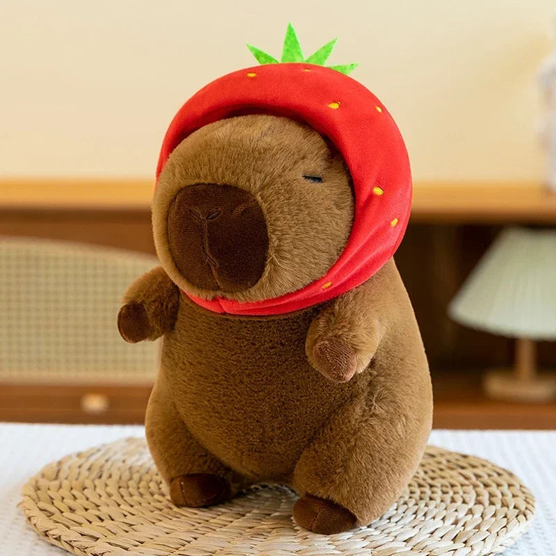 Capy-Pink, Capy-Frog, Capy-flush — Peluche Capybara 25cm | Capyflush