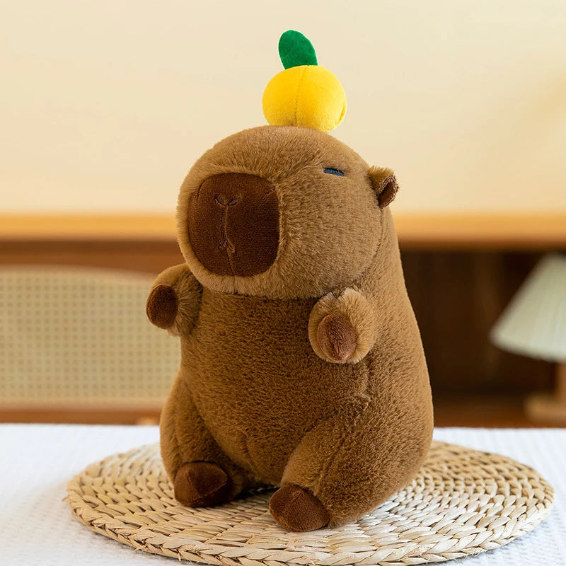 Capy-photo de classe — Peluche Capybara Réaliste 25cm | Capyflush