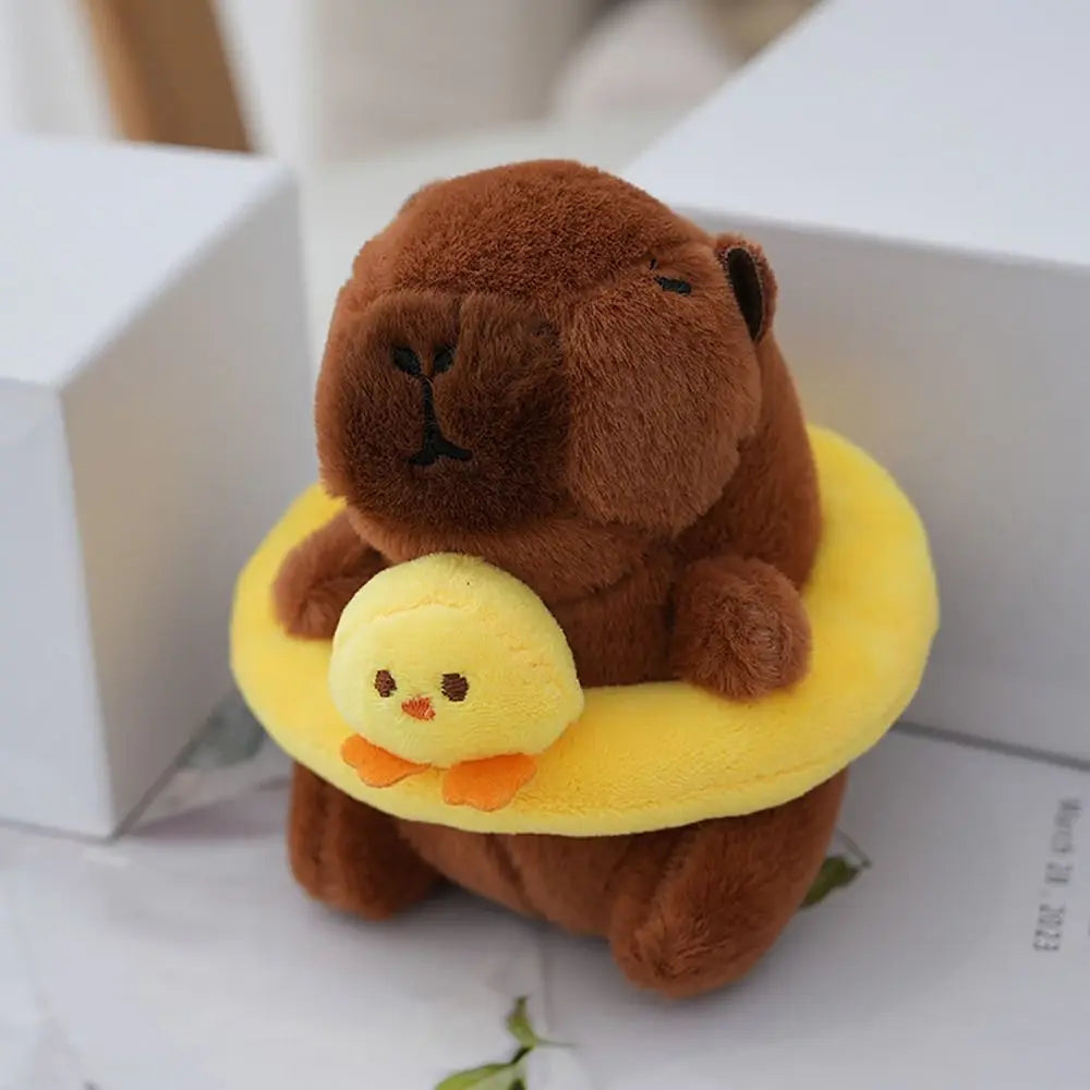 Capy-nageur — Porte-clés Peluche Capybara Bouée | Capyflush