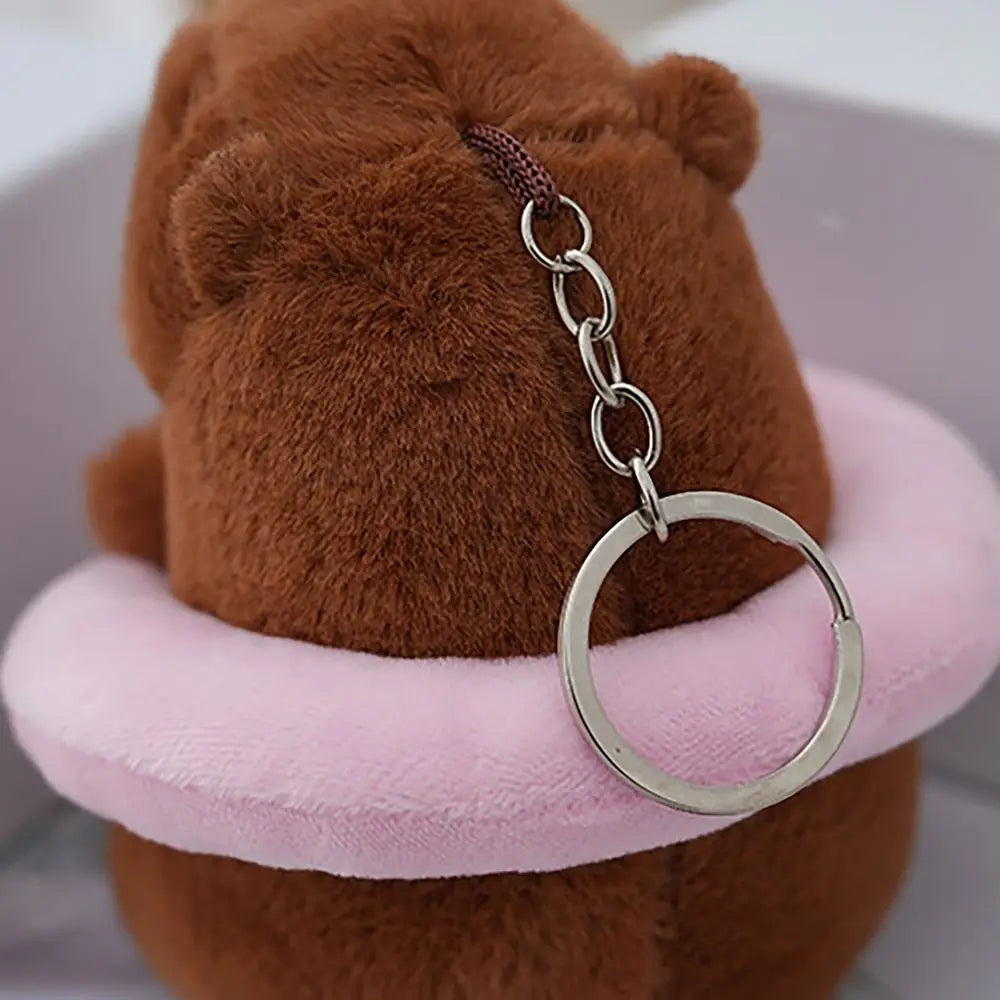 Capy-nageur — Porte-clés Peluche Capybara Bouée | Capyflush