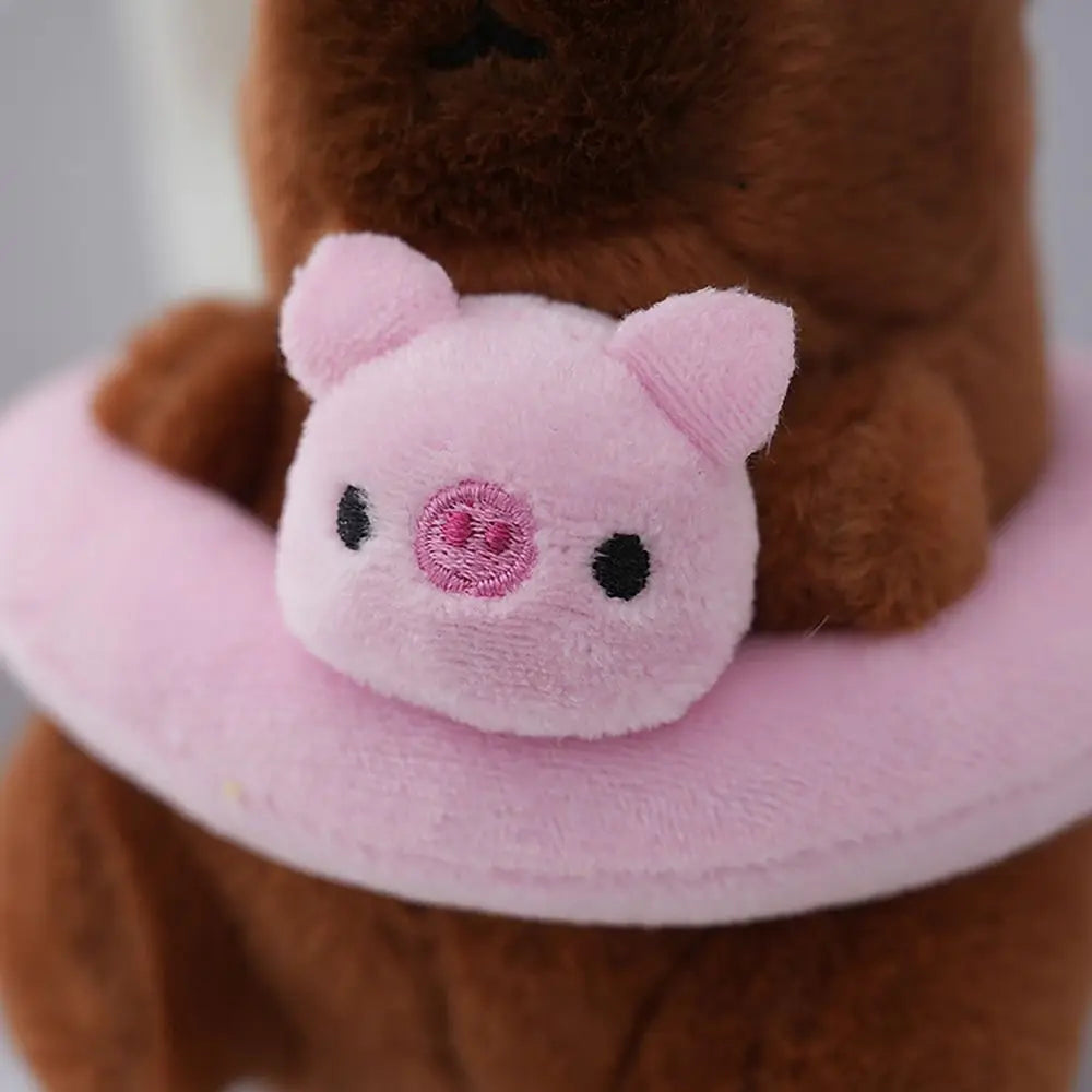 Capy-nageur — Porte-clés Peluche Capybara Bouée | Capyflush