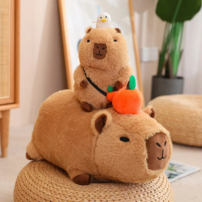 Capy-poussin, Capy-fraise — Peluche Capybara Déguisé | Capyflush