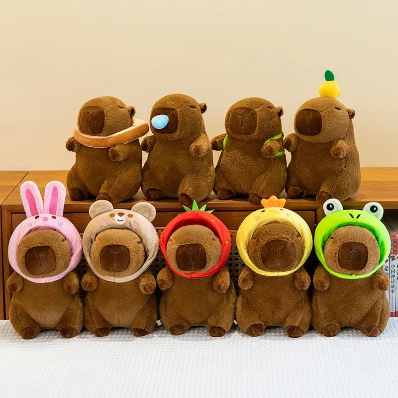 Capybara Squad — Pack Peluches Capybara Lunettes | Capyflush