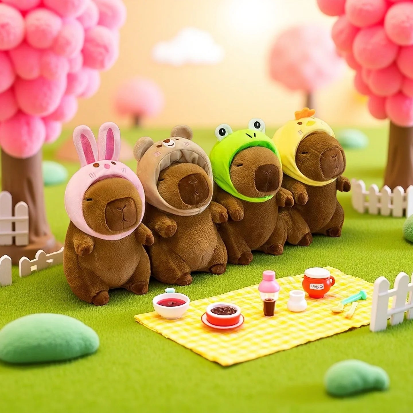 Capybara Squad — Pack Peluches Capybara Lunettes | Capyflush