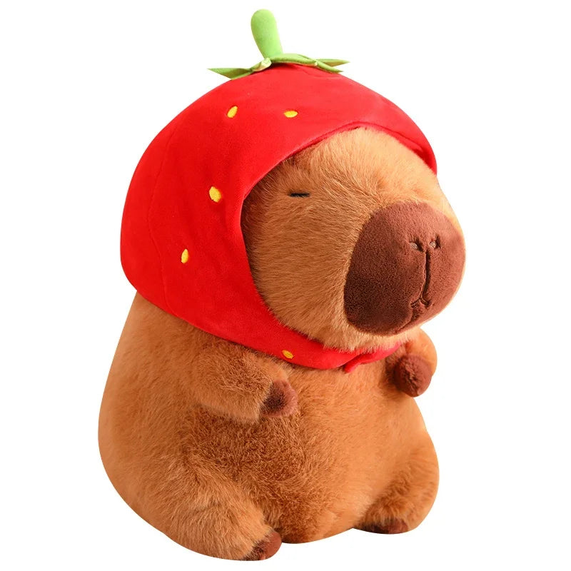 Capy-poussin, Capy-fraise — Peluche Capybara Déguisé | Capyflush